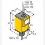 HJG圖爾克激光傳感器，NI20U-EM30-VN4X