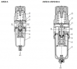 AW30-03G-A，日本SMC減壓閥AW40-04DG-1-A